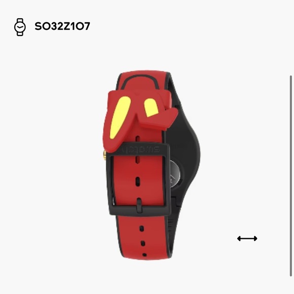 nwt sold out limited edition Swatch Red & Gold year of the Rabbit Dial Watch - Picture 7 of 15